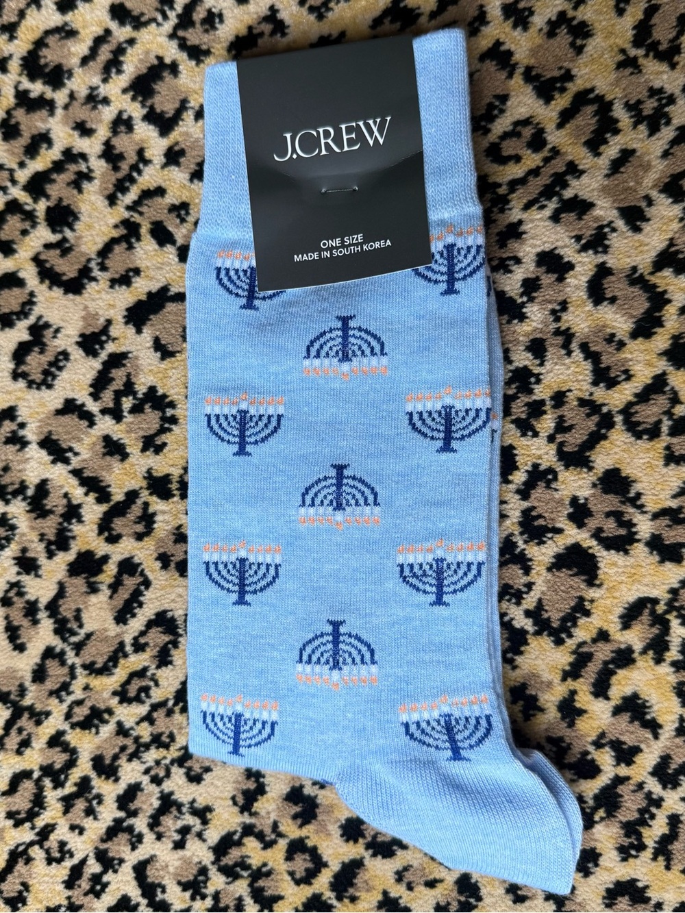 J. Crew menorah socks (NWT)